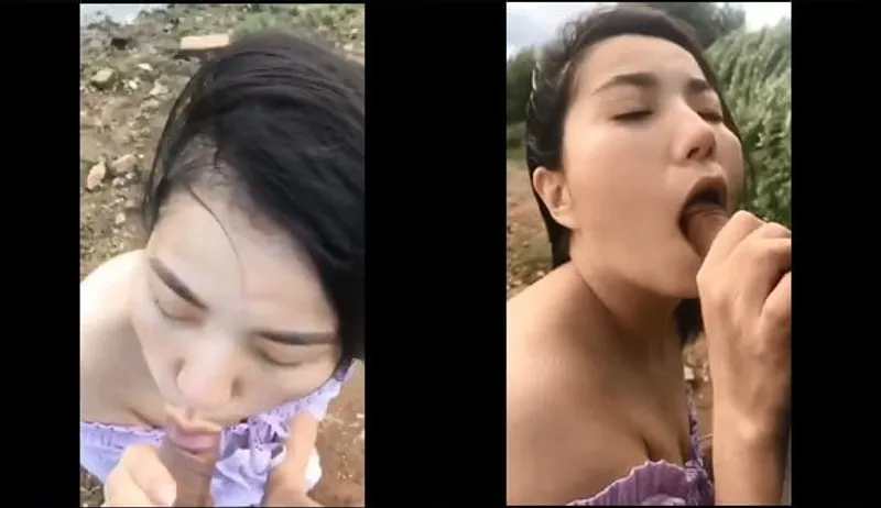 Nhân tình bj cho bồ bên bờ sông